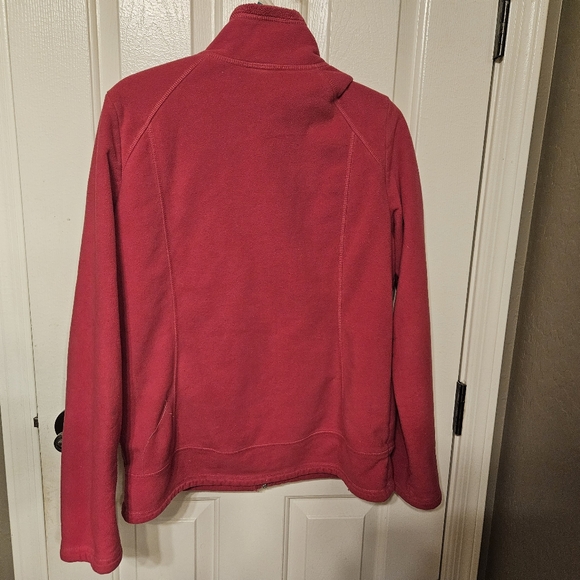 Large Women's Hot Pink Fuzzy Northface Jacket - Picture 8 of 10